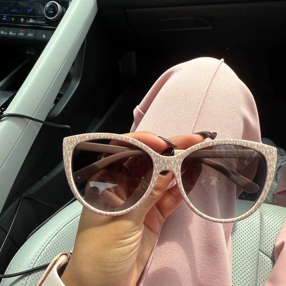 Michael Kors Patterned Pink Sunglasses